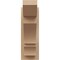 Ekena Millwork 5 1/2-in W x 12-in D x 16-in H Balboa Slat Rough Cedar Woodgrain TimberThane Outlooker, Primed Tan OUTUR055X12X16BOA24RCPR - alternate 2